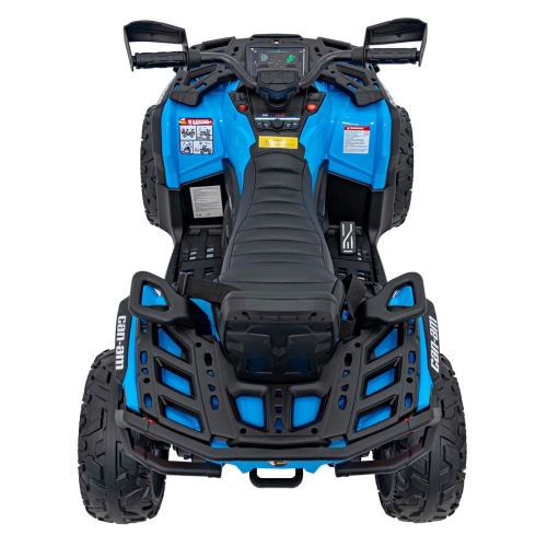 Quad na akumulator dla dzieci Can Am Outlander ATV z pilotem Niebieski DK-CA005.2.4GHZ